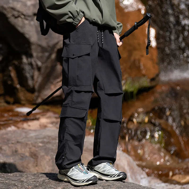 Mulinsen Casual Pants Unisex Stone Gray-14