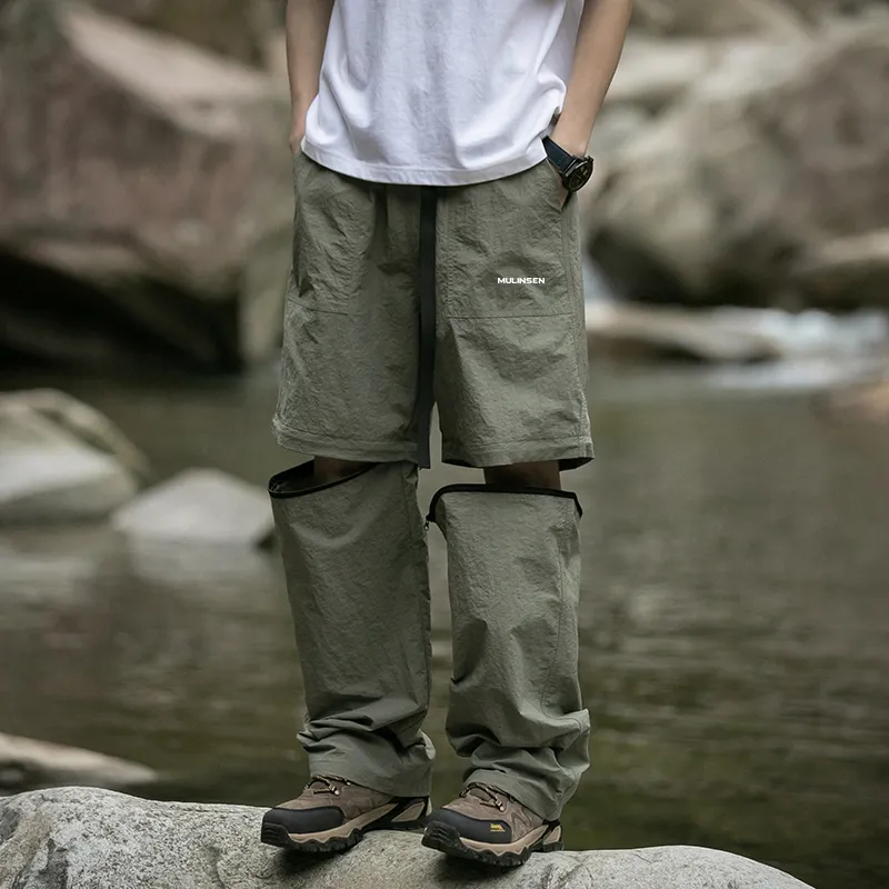 Mulinsen Cargo Pants Unisex Black-16
