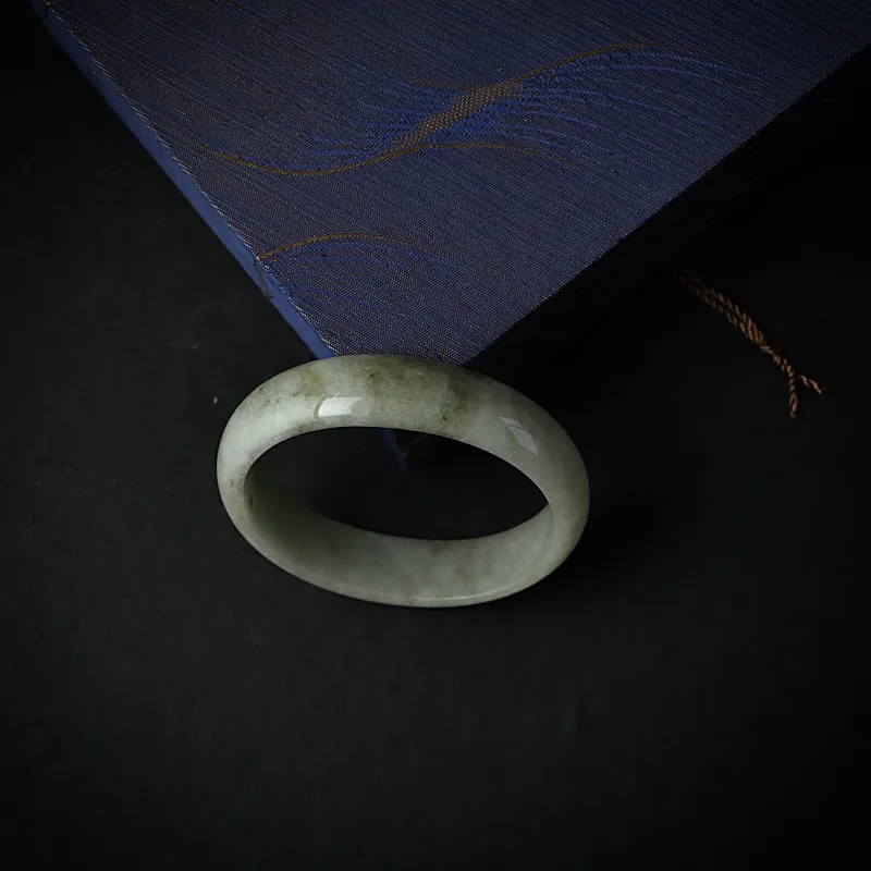 South Asia Bean Type Jadeite Bangles Unisex-2