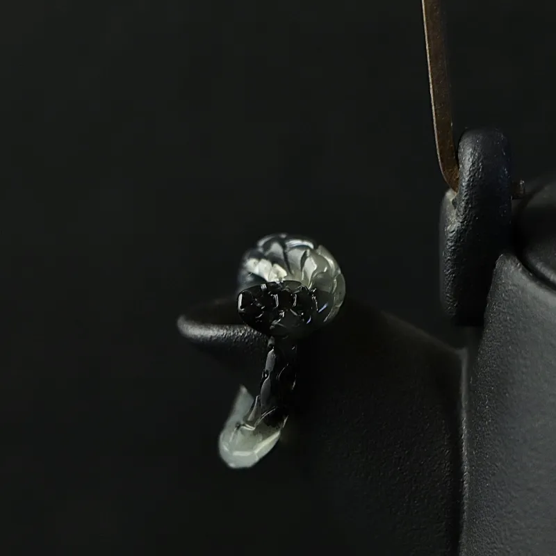 South Asia Serpentine Jade Rings Unisex-3