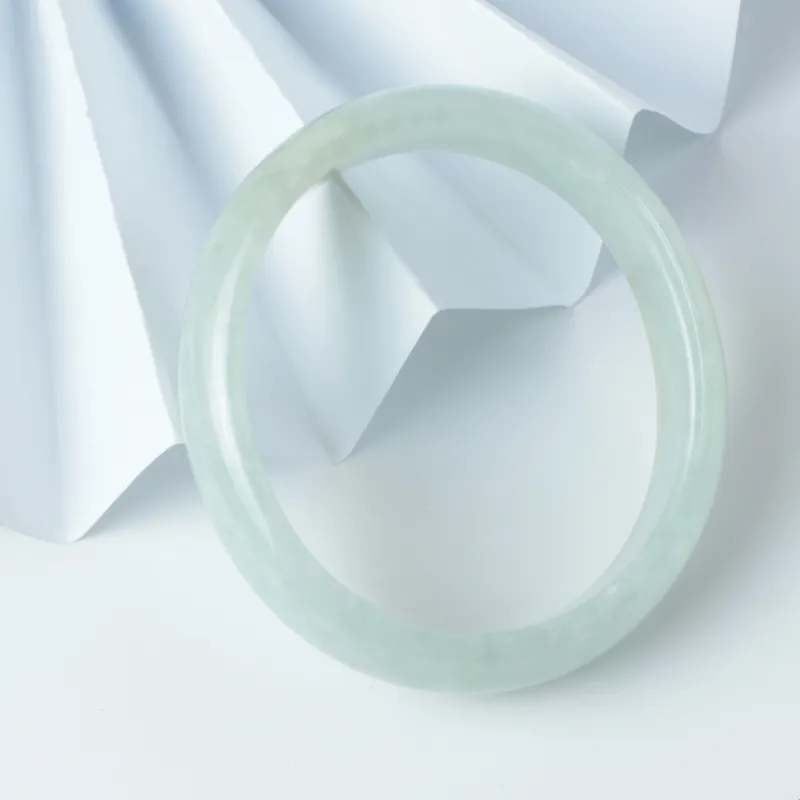 South Asia Bean Type Jadeite Bangles Women's-1