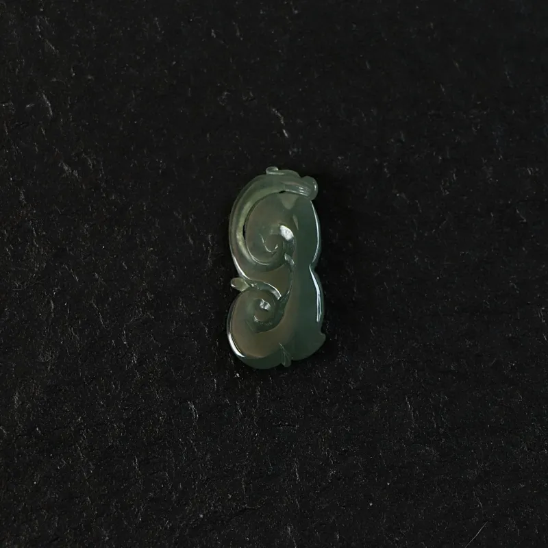 South Asia Bean Type Jadeite Pendants Unisex-1
