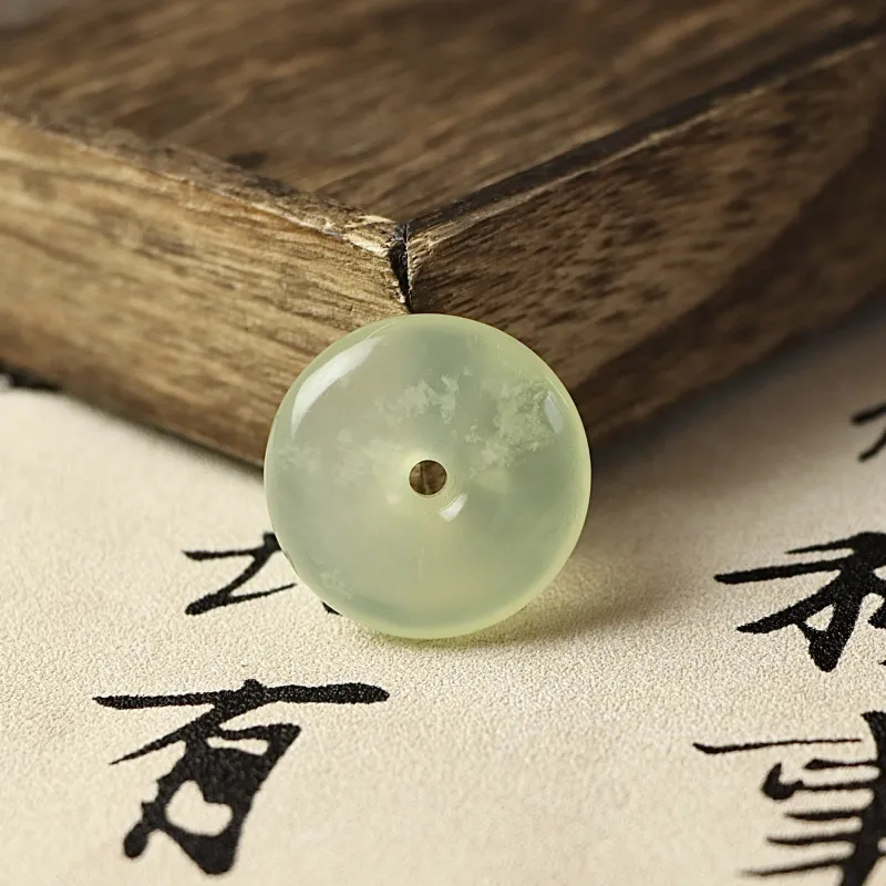 South Asia Natural Serpentine Jade Pendants Unisex-4