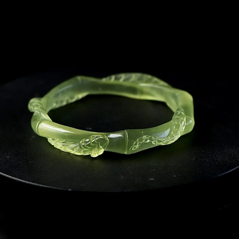 South Asia Serpentine Jade Bangles Unisex-4