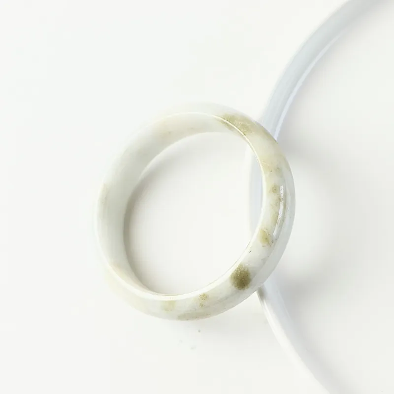South Asia Bean Type Jadeite Bangles Women's-1