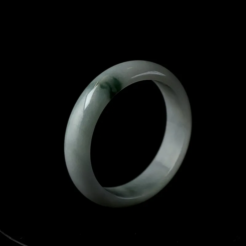 South Asia Bean Type Jadeite Bangles Unisex-4