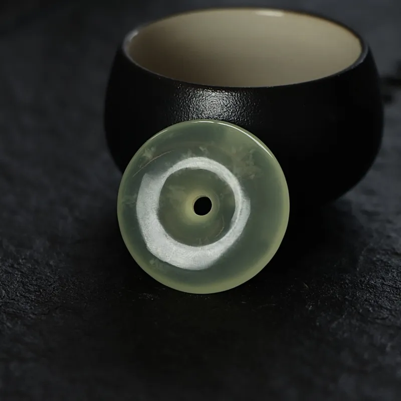 South Asia Natural Serpentine Jade Pendants Unisex-5