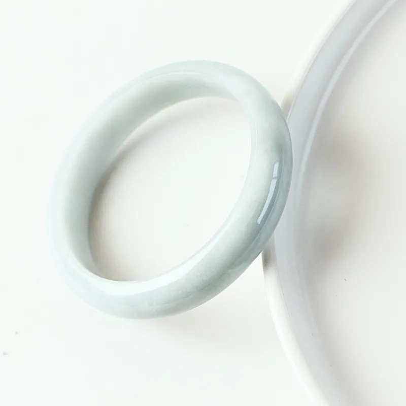 South Asia Bean Type Jadeite Bangles Unisex-5