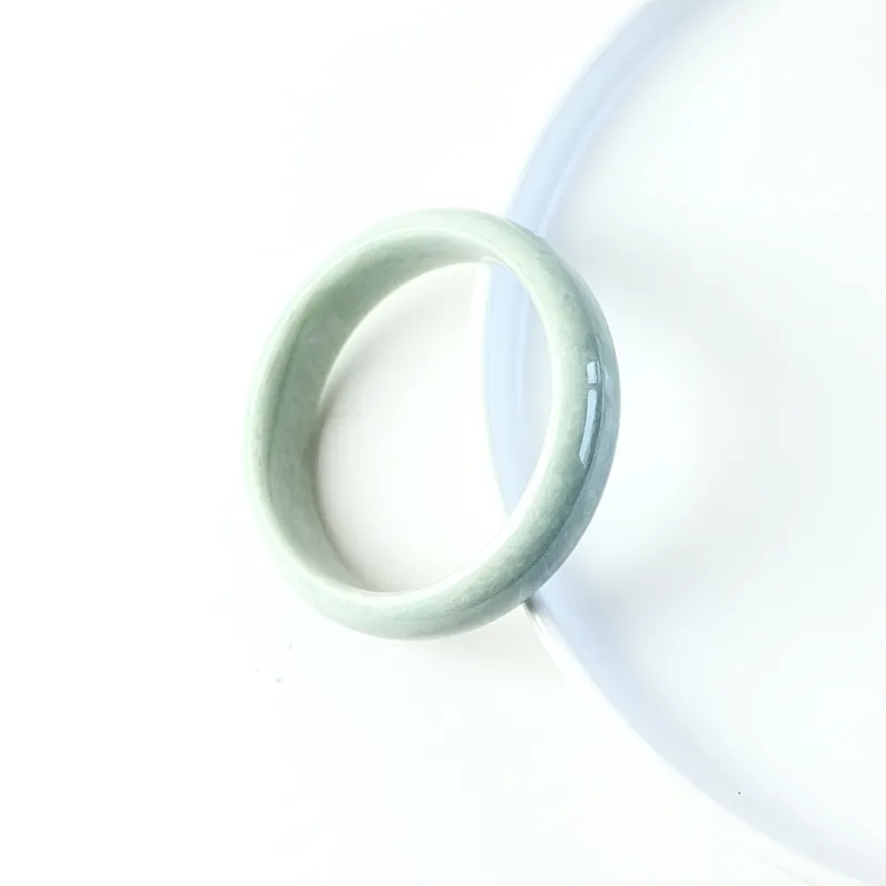South Asia Bean Type Jadeite Bangles Unisex-5