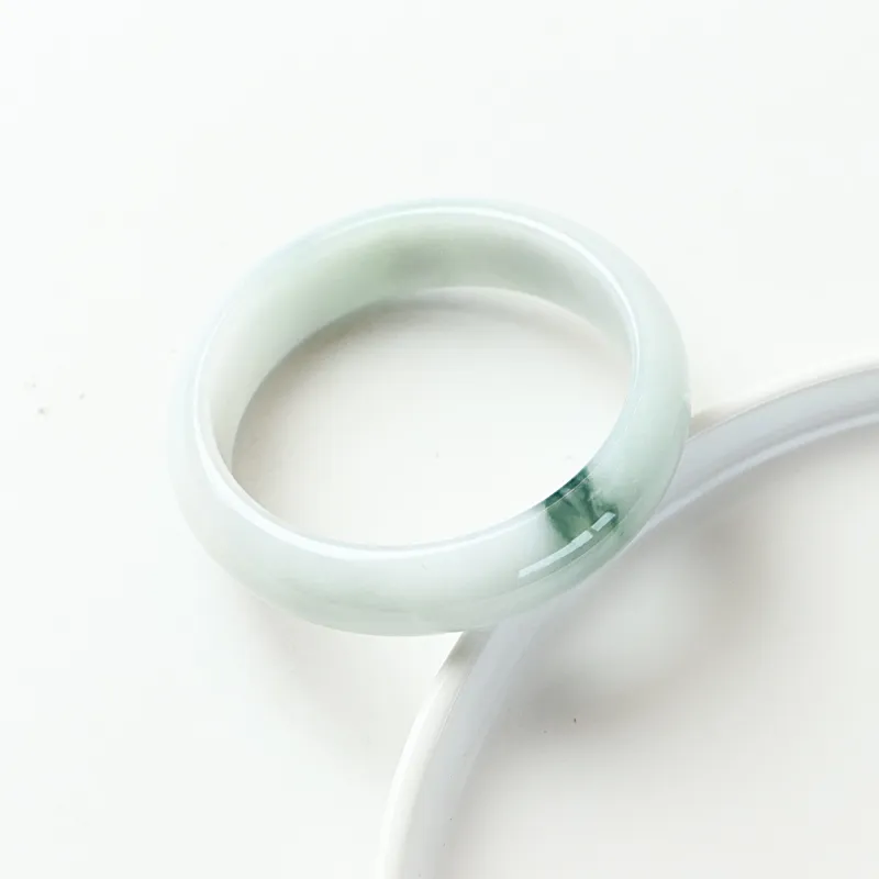 South Asia Bean Type Jadeite Bangles Unisex-1