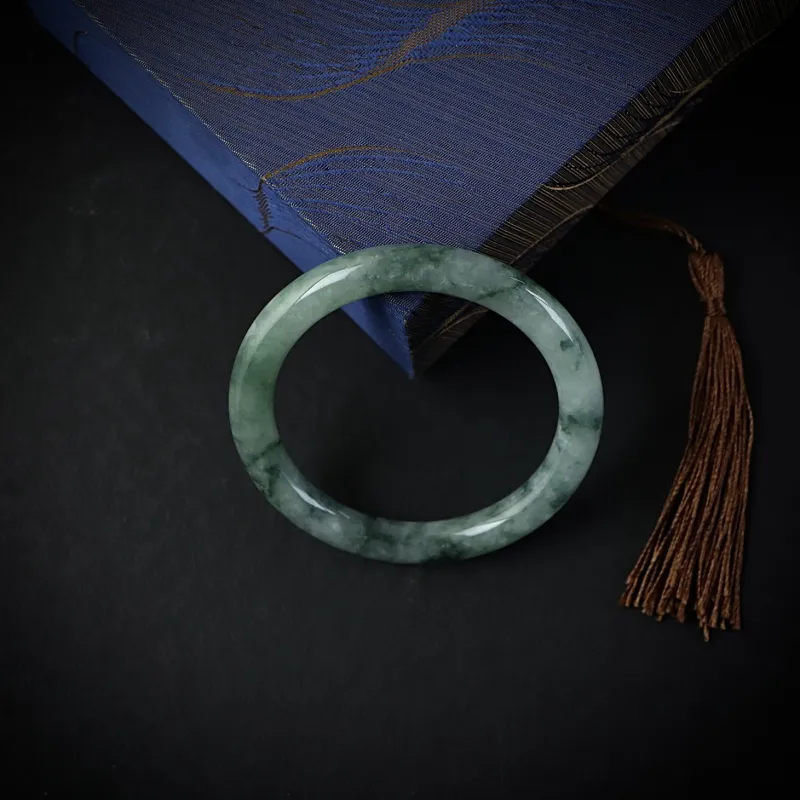 South Asia Bean Type Jadeite Bangles Women's-2