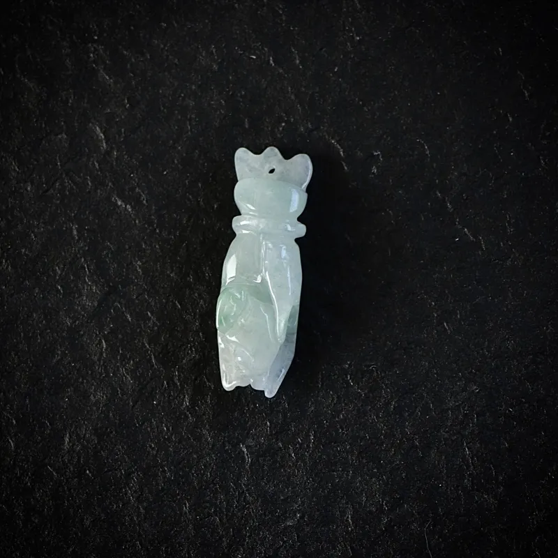 South Asia Bean Type Jadeite Pendants Unisex-2