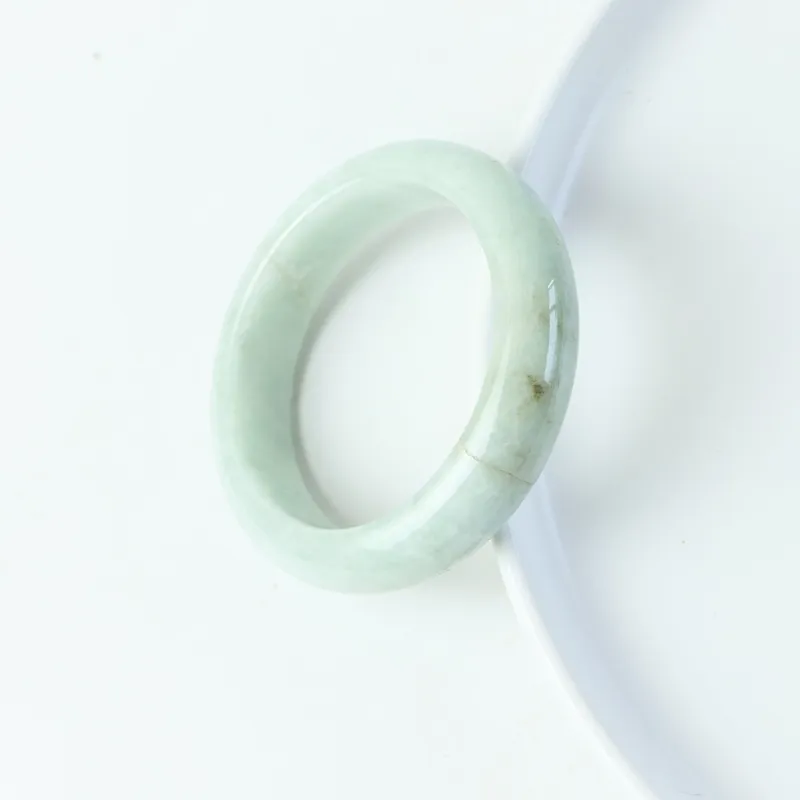 South Asia Bean Type Jadeite Bangles Unisex-1
