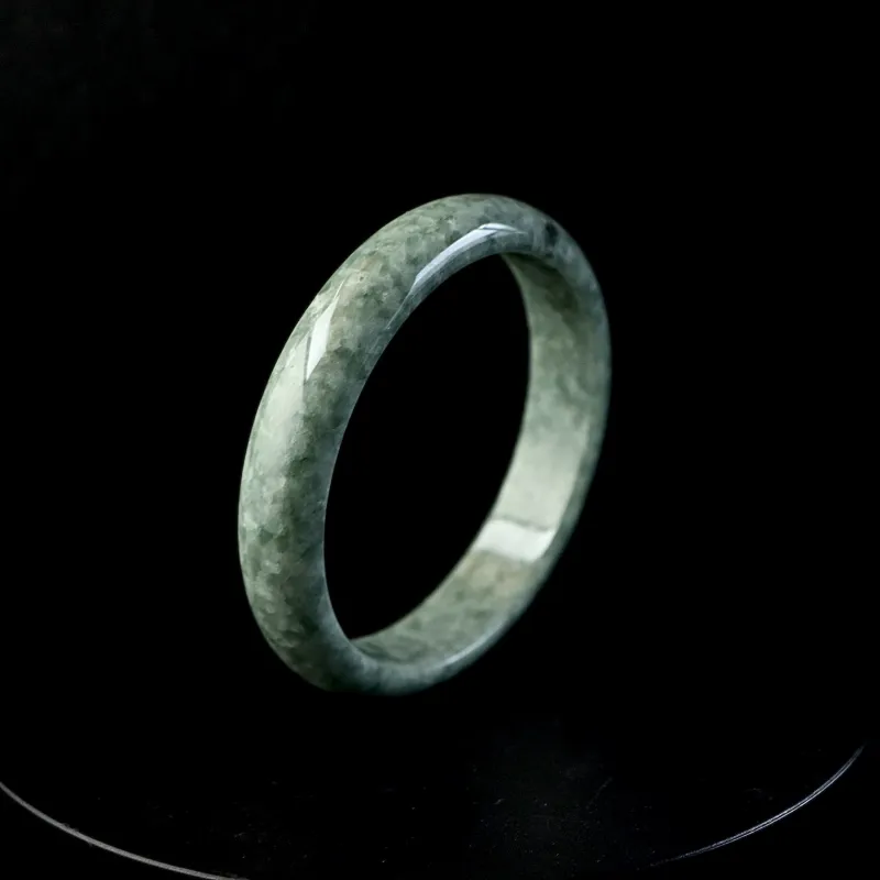 South Asia Bean Type Jadeite Bangles Unisex-2