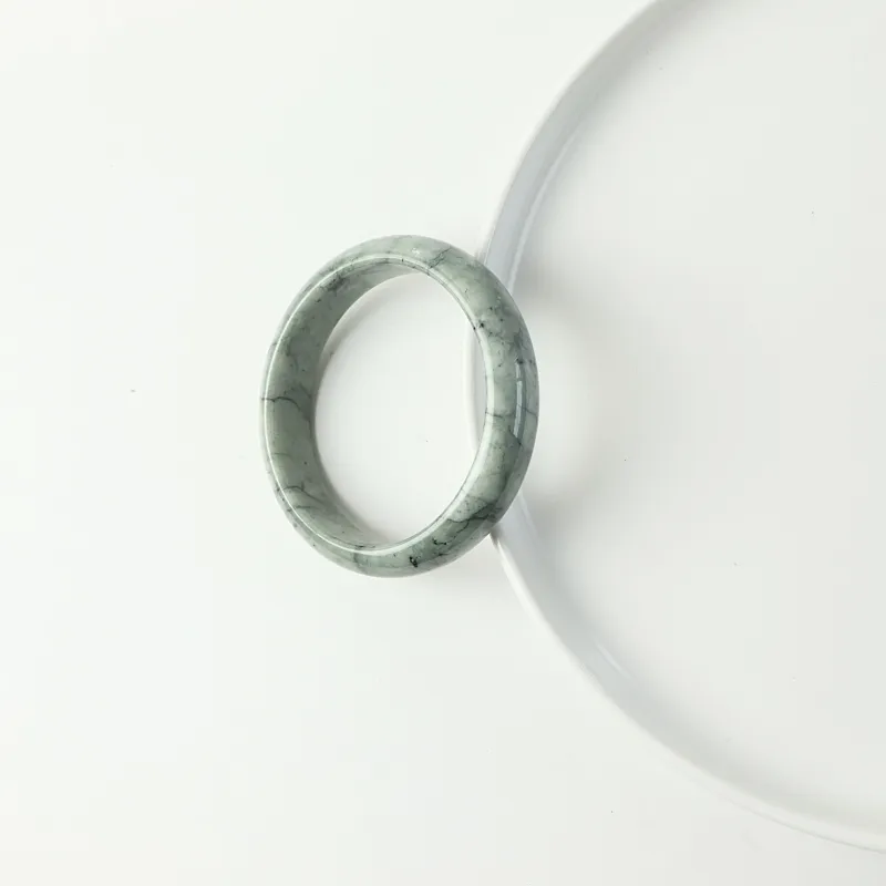 South Asia Bean Type Jadeite Bangles Unisex-5