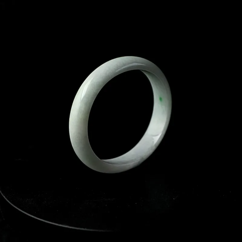 South Asia Bean Type Jadeite Bangles Unisex-3