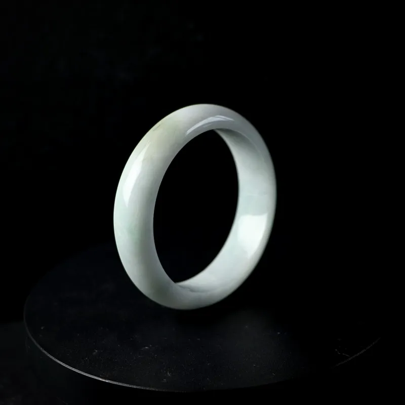 South Asia Bean Type Jadeite Bangles Unisex-2