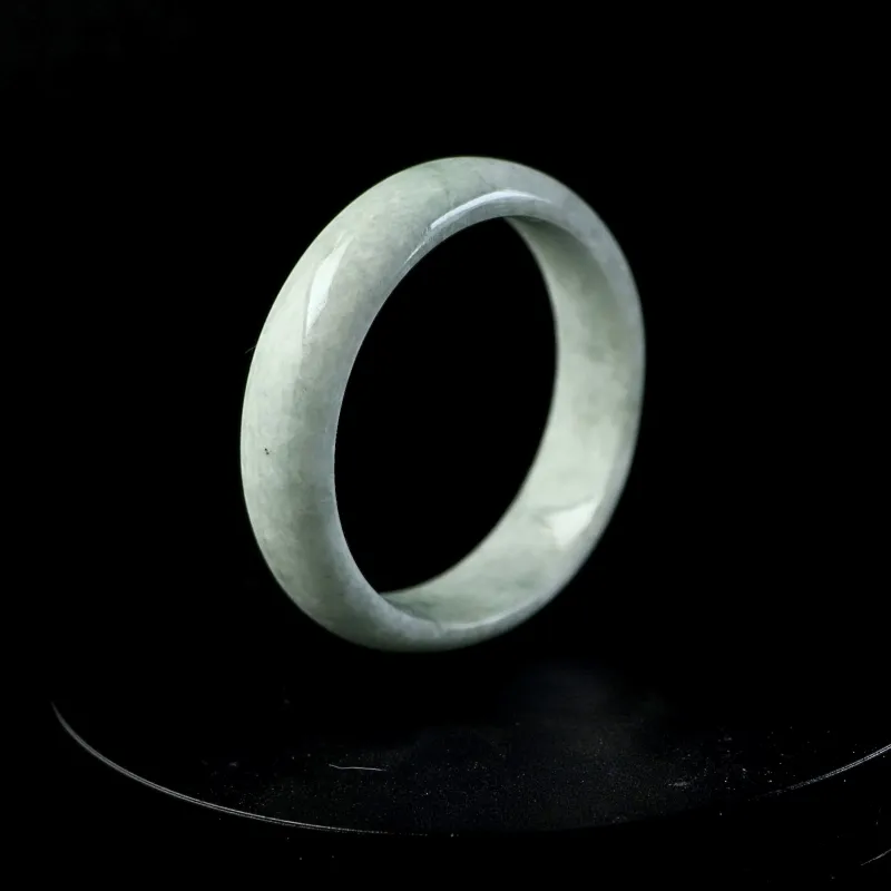 South Asia Bean Type Jadeite Bangles Unisex-4