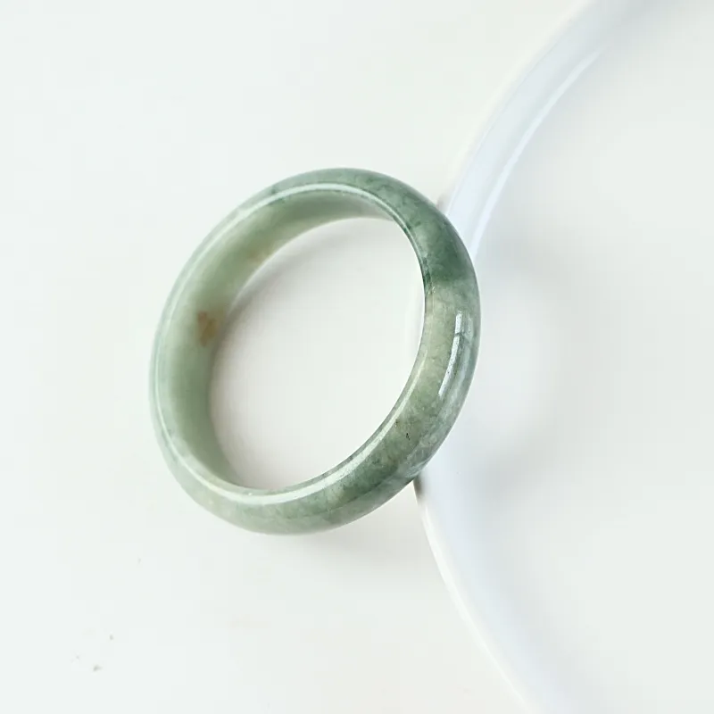 South Asia Bean Type Jadeite Bangles Unisex-5