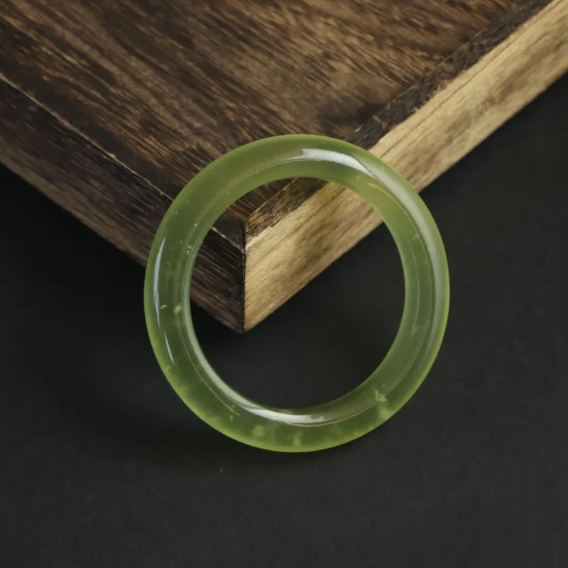 South Asia Serpentine Jade Bangles Unisex-1