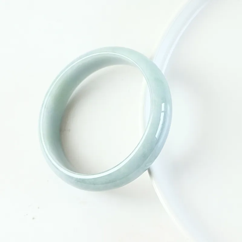 South Asia Bean Type Jadeite Bangles Unisex-5