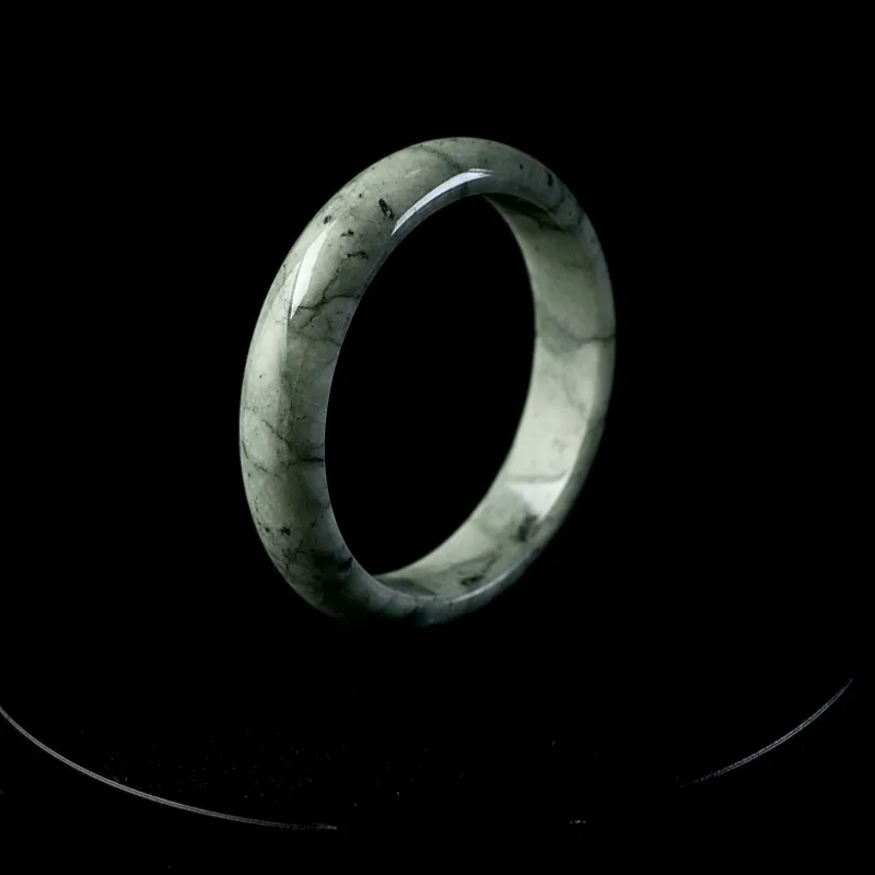 South Asia Bean Type Jadeite Bangles Unisex-6