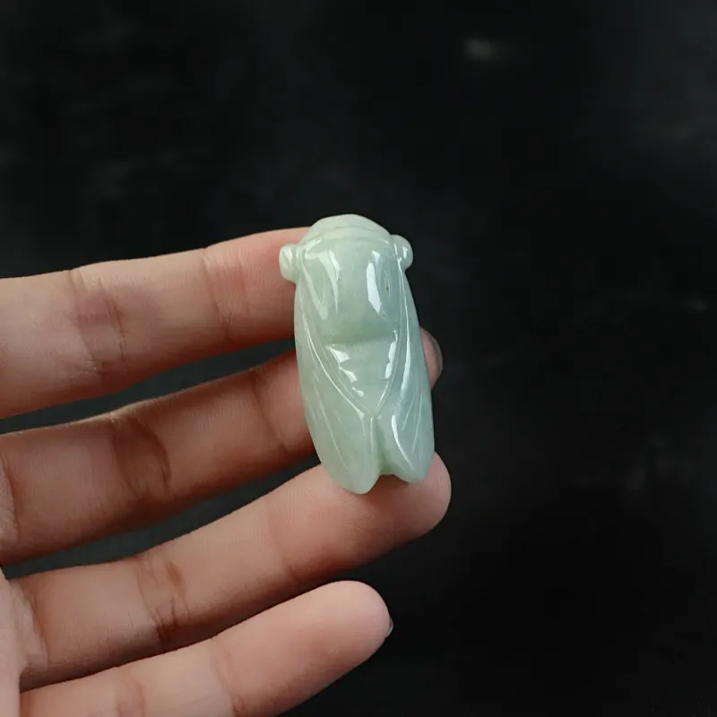 South Asia Bean Type Jadeite Pendants Unisex-2