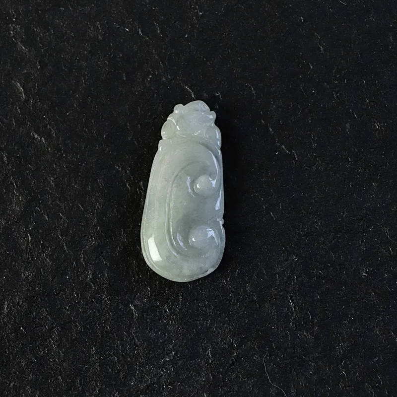 South Asia Bean Type Jadeite Pendants Unisex-1