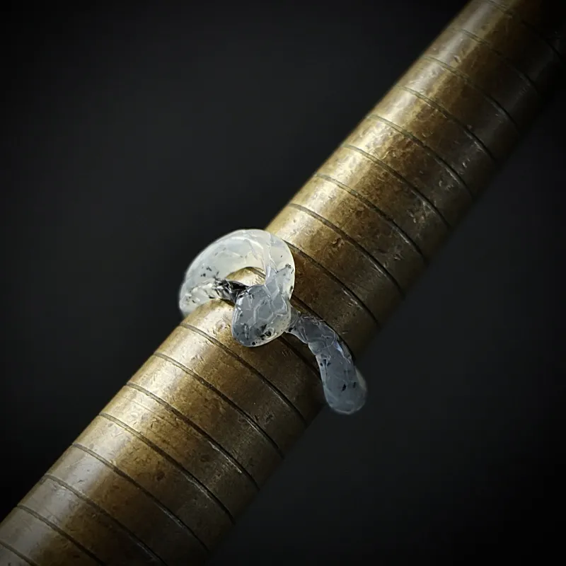 South Asia Serpentine Jade Rings Unisex-3