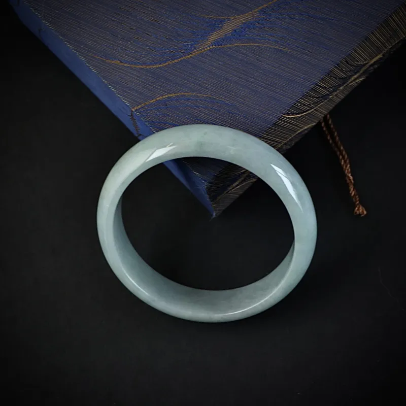 South Asia Bean Type Jadeite Bangles Unisex-2