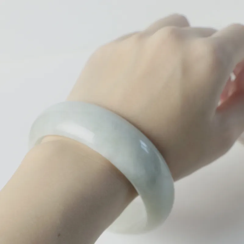 South Asia Bean Type Jadeite Bangles Women's-2