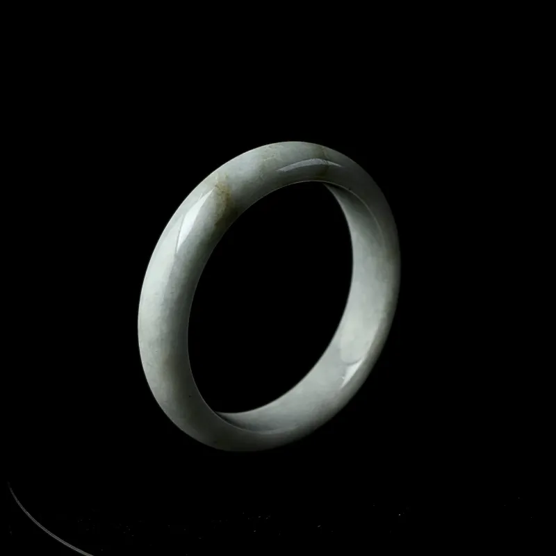 South Asia Bean Type Jadeite Bangles Unisex-4