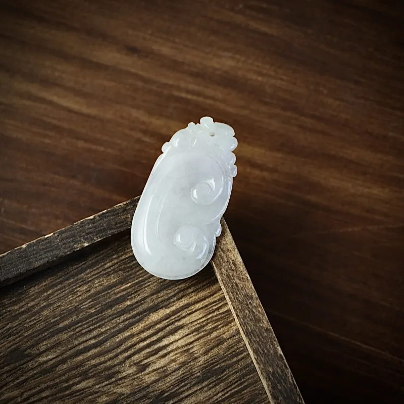 South Asia Bean Type Jadeite Pendants Unisex-4