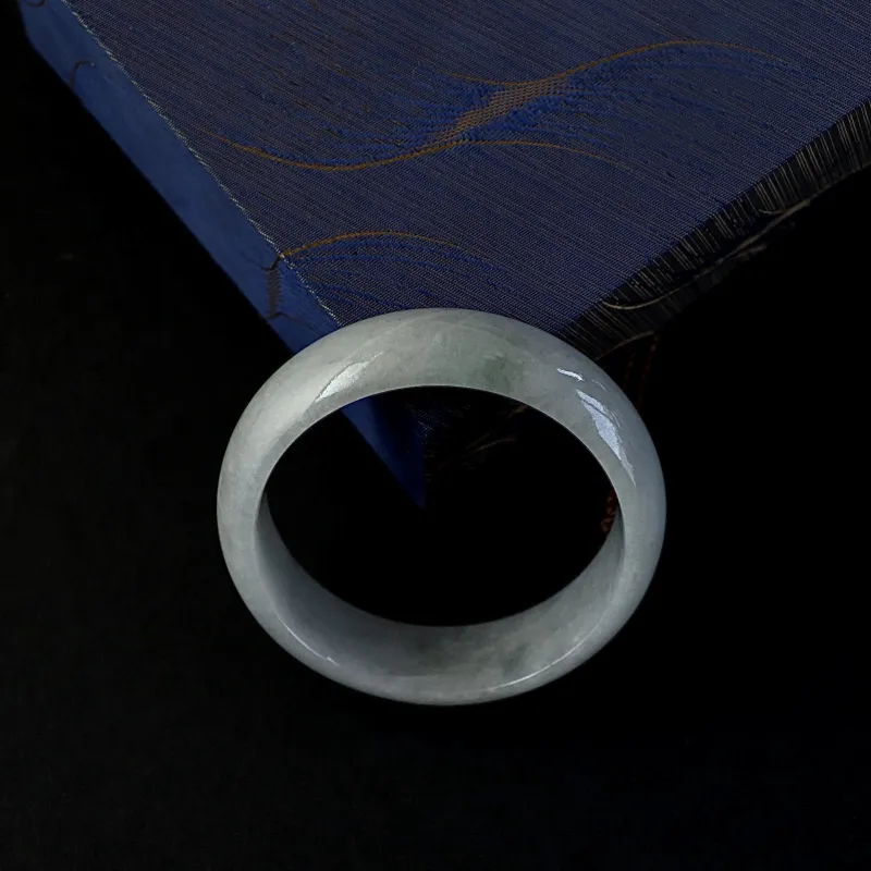 South Asia Bean Type Jadeite Bangles Unisex-3