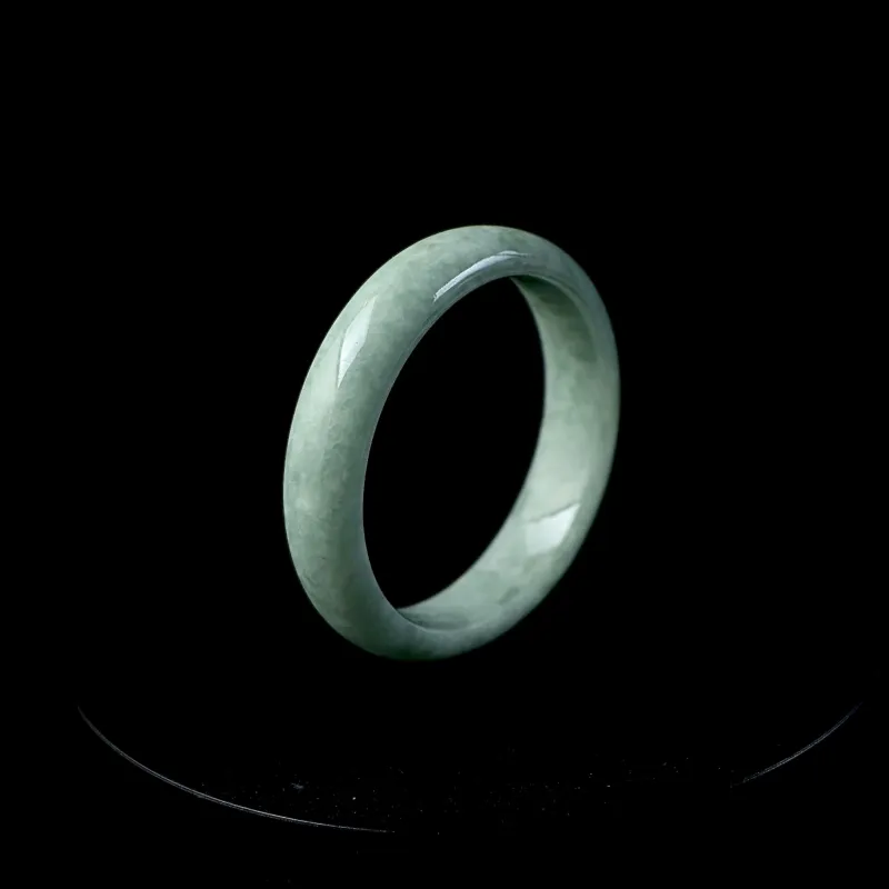 South Asia Bean Type Jadeite Bangles Unisex-5