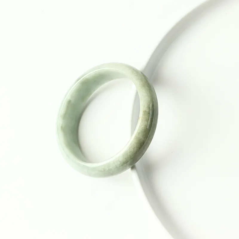 South Asia Bean Type Jadeite Bangles Unisex-5