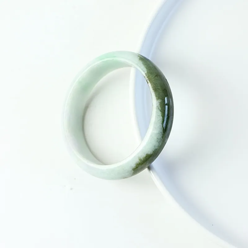 South Asia Bean Type Jadeite Bangles Unisex-5