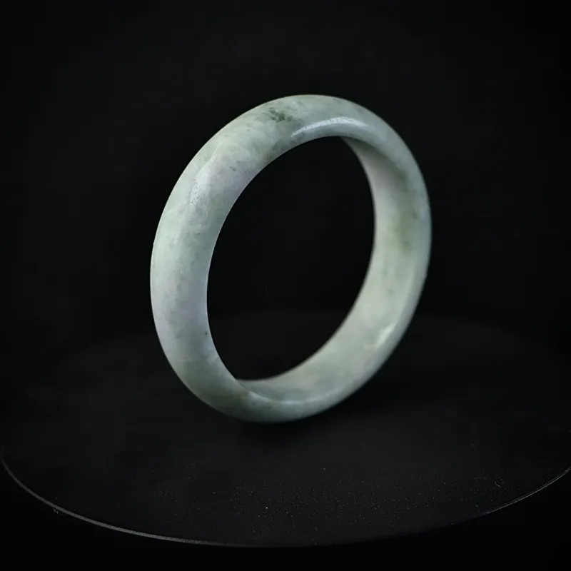 South Asia Bean Type Jadeite Bangles Unisex-4