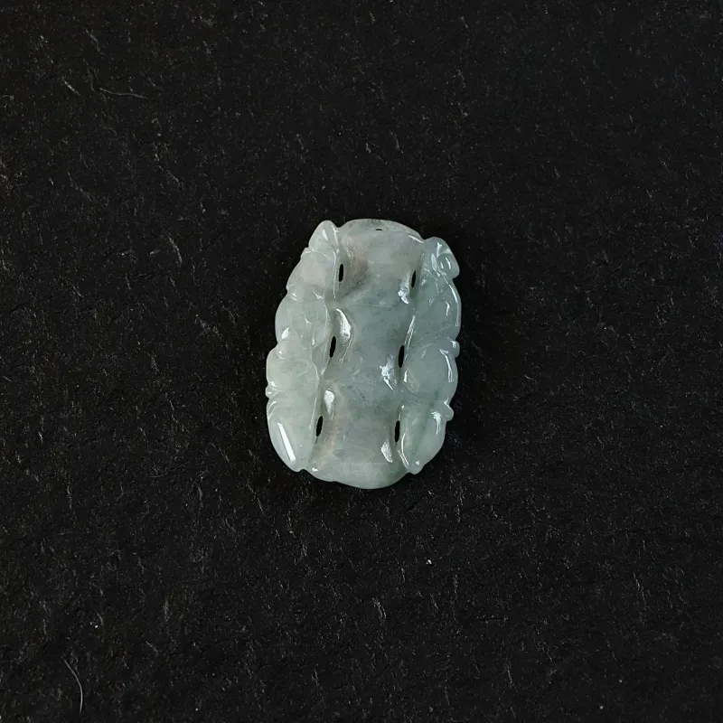 South Asia Bean Type Jadeite Pendants Unisex-1
