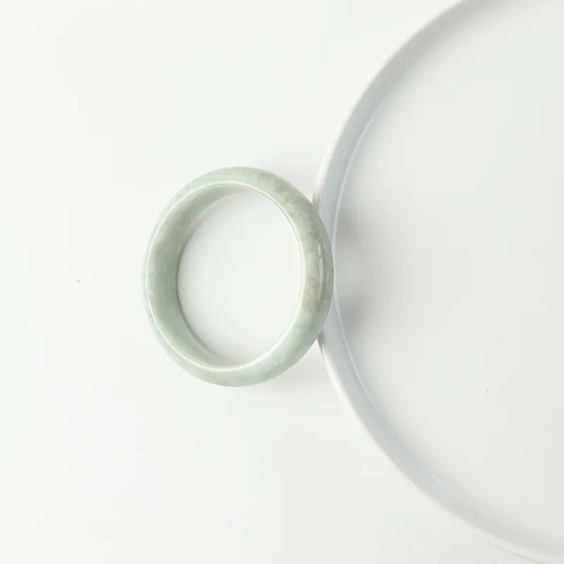 South Asia Bean Type Jadeite Bangles Unisex-4