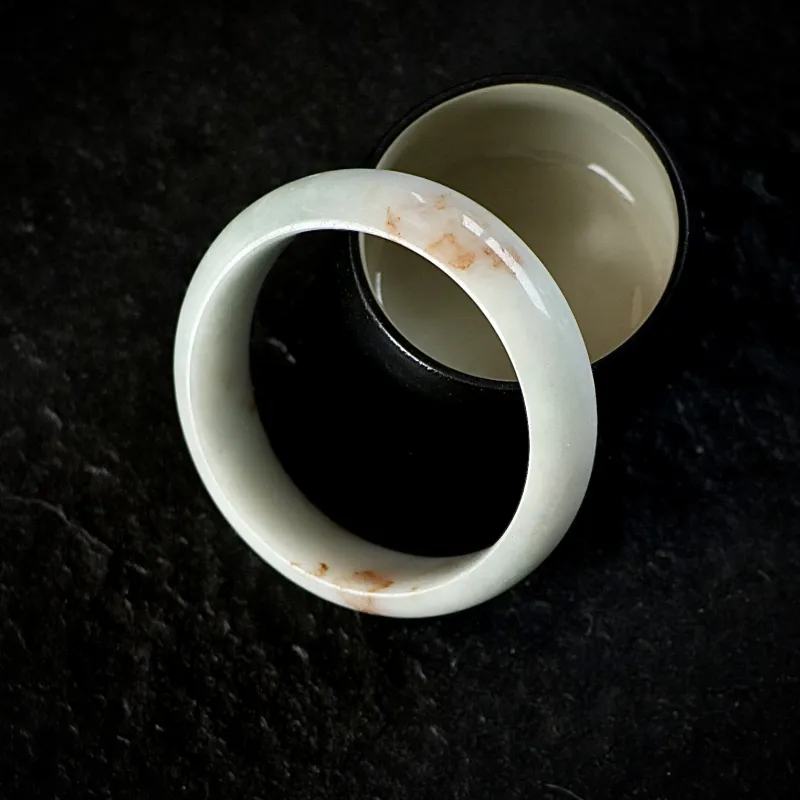 South Asia Bean Type Jadeite Bangles Unisex-4