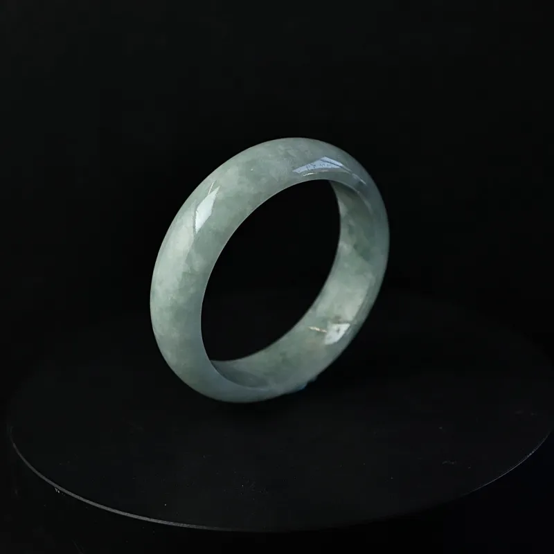 South Asia Bean Type Jadeite Bangles Unisex-2