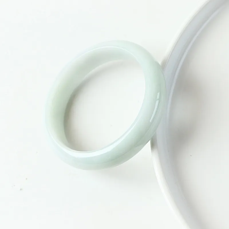 South Asia Bean Type Jadeite Bangles Unisex-5