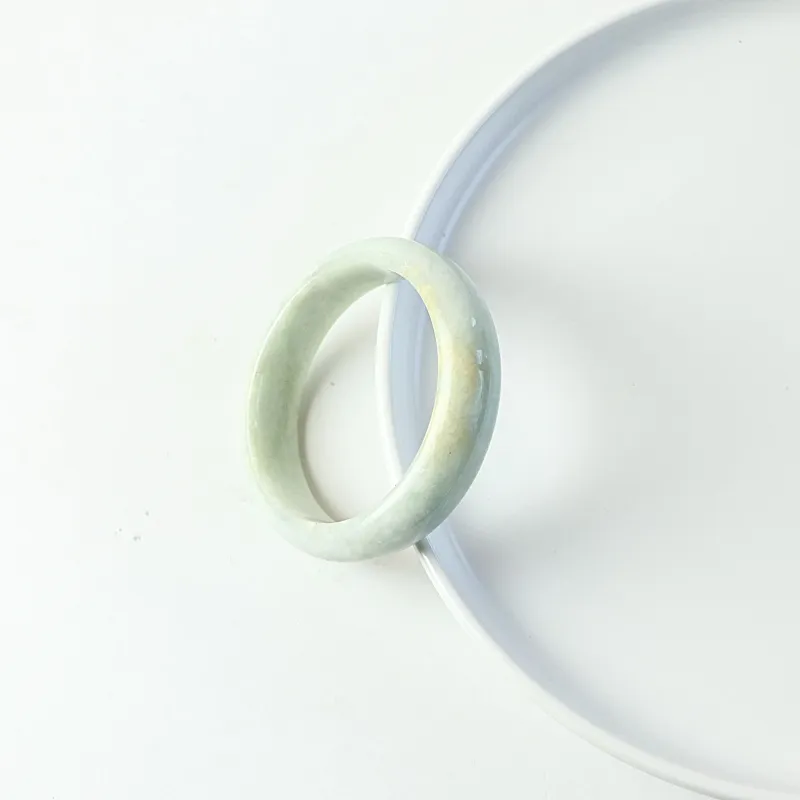 South Asia Bean Type Jadeite Bangles Women's-5