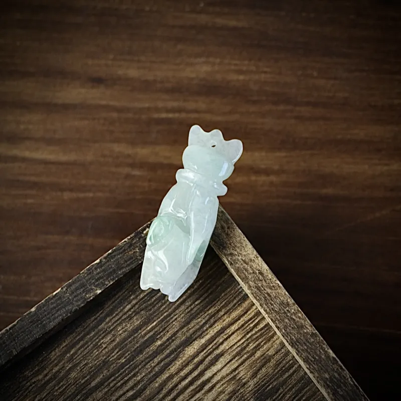 South Asia Bean Type Jadeite Pendants Unisex-5