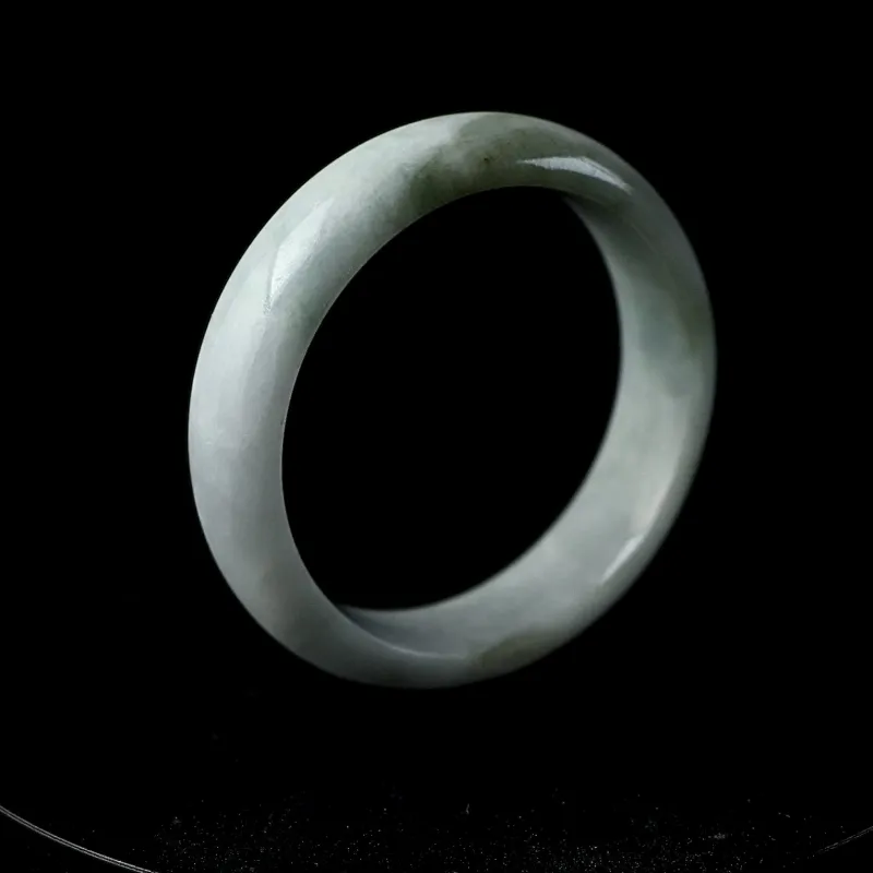 South Asia Bean Type Jadeite Bangles Unisex-2