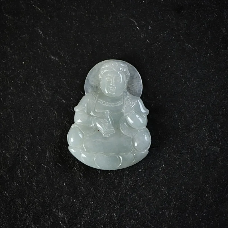 South Asia Bean Type Jadeite Pendants Unisex-1
