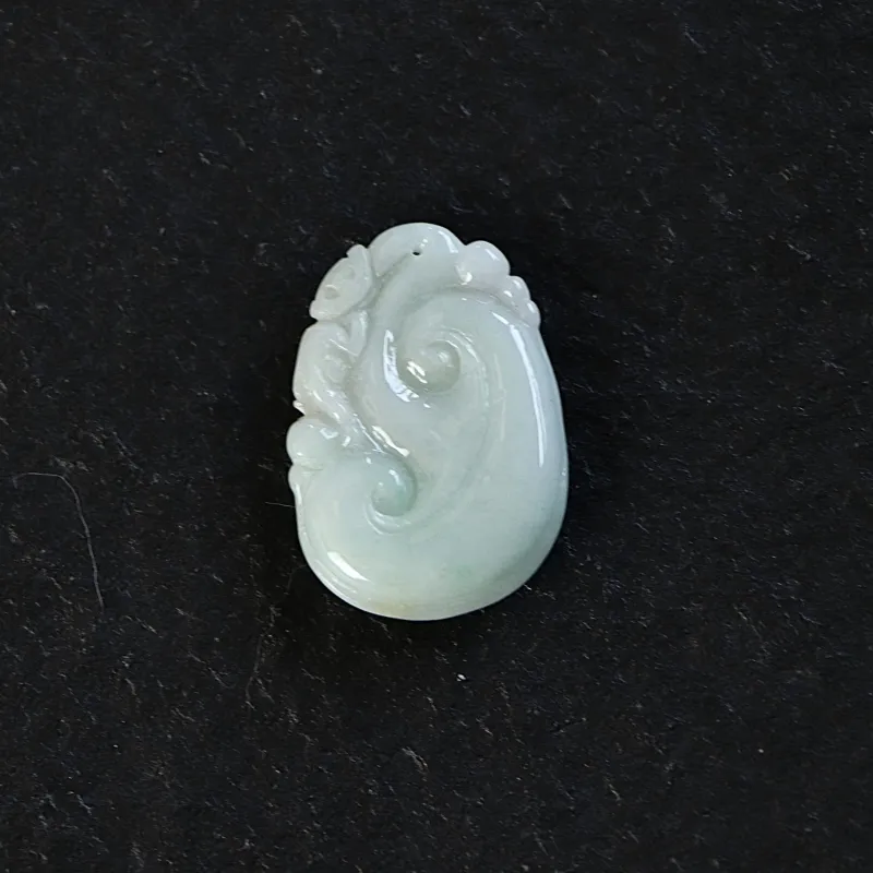 South Asia Bean Type Jadeite Pendants Unisex-5