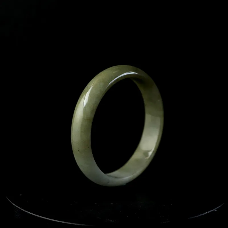 South Asia Bean Type Jadeite Bangles Unisex-2