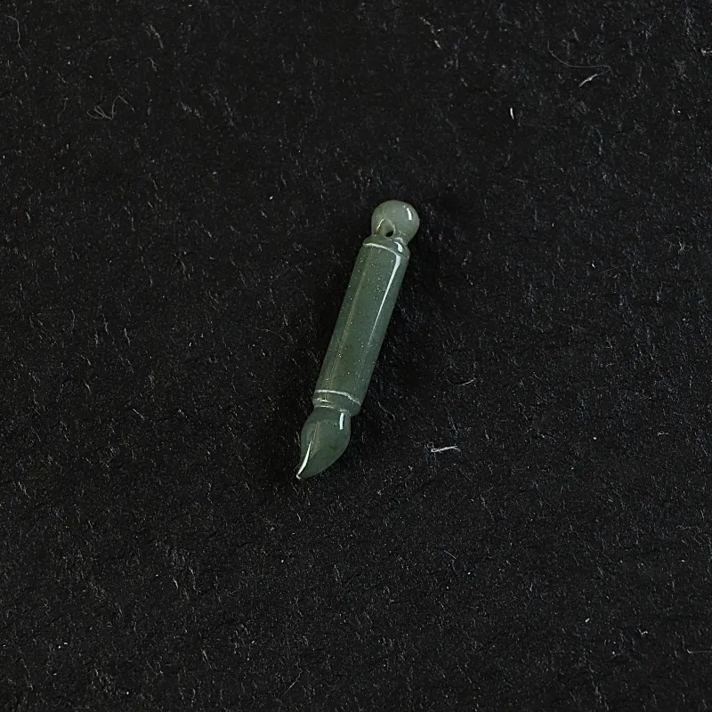 South Asia Bean Type Jadeite Pendants Unisex-4